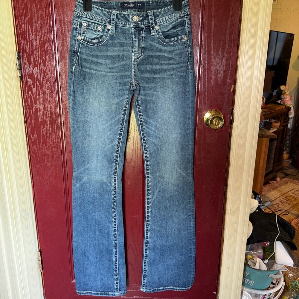 Miss Me Women's Medium Blue Bootcut Jeans